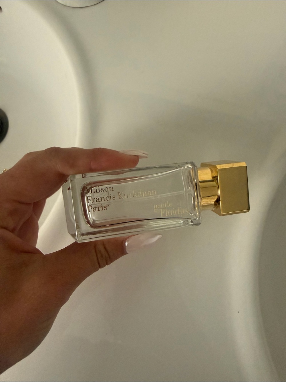 EMPTY Maison Francis Kurkdjian Gentle Fluidity Gold Bottle